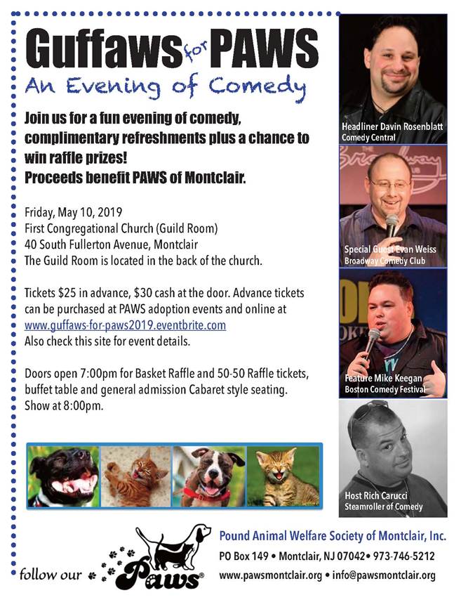 Guffaws for PAWS 2019