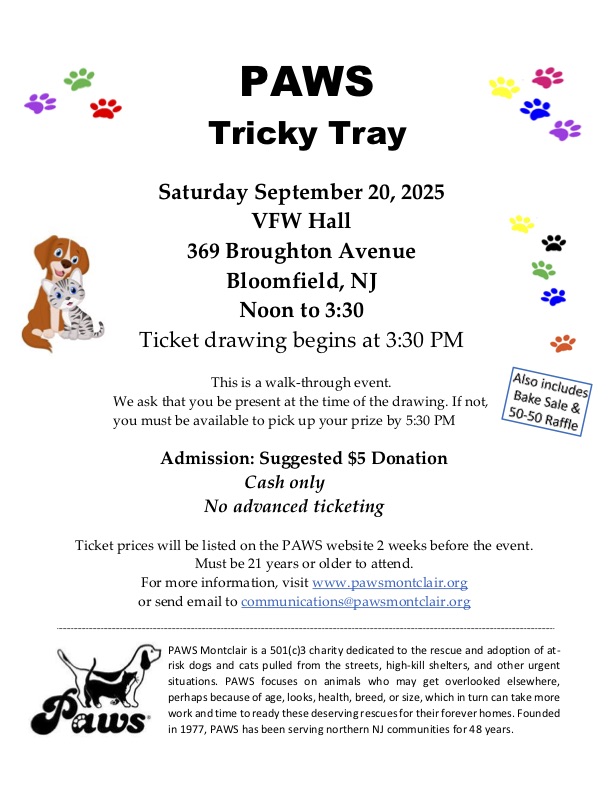 PAWS Tricky Tray 2025